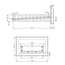 Vaiotec Gastro-Kühltisch Mini, 2-fach – mit 4 Schubladen, 900 × 700 mm, Bild 8