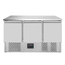Vaiotec Gastro-Kühltisch Mini, 3-fach – mit 3 Türen, 1365 × 700 mm
