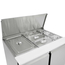 Vaiotec Gastro-Saladette, 2-fach mit Klappdeckel, 900 × 700 mm, Bild 6