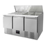 Vaiotec Gastro-Saladette, 3-fach mit Klappdeckel, 1365 × 700 mm, Bild 3