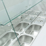 Vaiotec Gastro-Saladette, 3-fach mit eckigem Glasaufsatz, 1365 × 700 mm, Bild 4