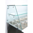 Vaiotec Gastro-Saladette, 3-fach mit eckigem Glasaufsatz, 1365 × 700 mm, Bild 9