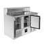 Vaiotec Gastro-Pizza-Saladette, 3-fach – mit 3 Türen, 1365 × 700 mm, Bild 3