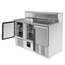 Vaiotec Gastro-Pizza-Saladette, 3-fach – mit 3 Türen, 1365 × 700 mm, Bild 4