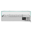 Vaiotec Gastro-Kühlaufsatz mit Glasabdeckung 5xGN1/4, 1200 × 335 mm