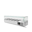 Vaiotec Gastro-Kühlaufsatz mit Glasabdeckung 4xGN1/3 + 1xGN1/2, 1400 × 395 mm, Bild 2