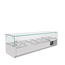 Vaiotec Gastro-Kühlaufsatz mit Glasabdeckung 4xGN1/3 + 1xGN1/2, 1400 × 395 mm, Bild 3