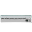 Vaiotec Gastro-Kühlaufsatz mit Glasabdeckung 9xGN1/3, 2000 × 395 mm
