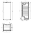 Vaiotec Gewerbe-Lagerkühlschrank ABS, 580 Liter, 775 × 750 mm, Bild 10