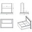 Vaiotec Gastro-Barkühltisch schwarz, 4 Schubladen – 280 l, 1465 × 520 mm, Bild 12