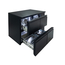 Vaiotec Gastro-Barkühltisch schwarz, 4 Schubladen – 280 l, 1465 × 520 mm, Bild 4