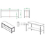 Vaiotec Gastro-Arbeitstisch, mit Grundboden, 2000 × 600 mm, Bild 3