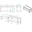Vaiotec Gastro-Arbeitstisch, mit Grundboden & Aufkantung, 2000 × 700 mm, Bild 3