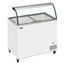 Tefcold Speiseeisvitrine IC302SC-SO, Weiß, EEK D