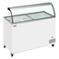 Tefcold Speiseeisvitrine IC402SC-SO, Weiß, EEK D