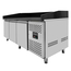 Vaiotec Gastro-Pizzakühltisch, 3-türig schwarz, 2020 × 800 mm, Bild 3