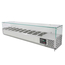 Vaiotec Gastro-Kühlaufsatz mit Glasabdeckung 9xGN1/4, 1800 × 335 mm, Bild 3