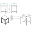 Vaiotec Gastro-Arbeitstisch, mit Grundboden, 700 × 600 mm, Bild 3