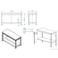 Vaiotec Gastro-Arbeitstisch, mit Grundboden, 1500 × 600 mm, Bild 3
