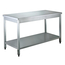 Vaiotec Gastro-Arbeitstisch, mit Grundboden, 800 × 700 mm