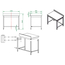 Vaiotec Gastro-Arbeitstisch, unterfahrbar mit Aufkantung, 1000 × 600 mm, Bild 4