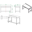 Vaiotec Gastro-Arbeitstisch, unterfahrbar mit Aufkantung, 1500 × 600 mm, Bild 4