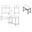 Vaiotec Gastro-Arbeitstisch, unterfahrbar, 1000 × 600 mm, Bild 4