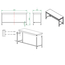 Vaiotec Gastro-Arbeitstisch, unterfahrbar, 1800 × 600 mm, Bild 4