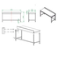 Vaiotec Gastro-Arbeitstisch, unterfahrbar mit Aufkantung, 2000 × 700 mm, Bild 4
