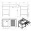 Vaiotec Gastro-Spülcenter, 1 Becken links, 1200 × 700 mm, Bild 2