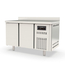 Vaiotec Topline Gastro-Kühltisch, 2-fach GN 1/1 mit 2 Türen & Aufkantung, 1345 × 700 mm