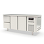 Vaiotec Topline Gastro-Kühltisch, 3-fach GN 1/1 mit 2 Schubladen, 2 Türen, 1795 × 700 mm
