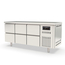 Vaiotec Topline Gastro-Kühltisch, 3-fach GN 1/1 mit 6 Schubladen, 1795 × 700 mm