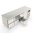 Vaiotec Topline Gastro-Kühltisch, 4-fach GN 1/1 mit 6 Schubladen, 1 Tür, 2245 × 700 mm, Bild 2