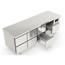 Vaiotec Topline Gastro-Kühltisch, 4-fach GN 1/1 mit 8 Schubladen, 2245 × 700 mm, Bild 2