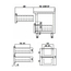 Vaiotec Topline Gastro-Tiefkühltisch, 2-fach GN 1/1 mit 4 Schubladen & Aufkantung, 1345 × 700 mm, Bild 4