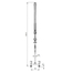 Vaiotec Topline Geschirrwaschbrause mit Schwenkauslauf & 2 Mischventilen – Zweiloch, 160 × 350 mm, Bild 2