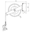 Vaiotec Topline Schlauchaufroller mit Brause – 20 Meter, 180 × 700 mm, Bild 3