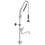 Vaiotec Topline Geschirrwaschbrause mit Schwenkauslauf, 2 Mischventilen & Zug-Automatik – Einloch, 140 × 350 mm