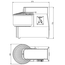 Vaiotec Gastro-Teigknetmaschine fester Kessel – 40 Liter, 400 Volt, 878 × 480 mm, Bild 3