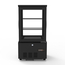 Vaiotec Topline Gastro-Kühlvitrine 2-fach, 56 Liter schwarz, 434 × 398 mm