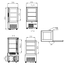 Vaiotec Topline Gastro-Kühlvitrine 2-fach, 56 Liter weiß, 434 × 398 mm, Bild 4