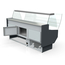 Vaiotec Topline Gastro-Kühltheke 100 – gebogenes Frontglas schwarz, 1025 × 800 mm, Bild 3