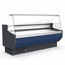 Vaiotec Topline Gastro-Kühltheke 100 – gerades Frontglas blau, 1025 × 800 mm