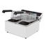 Vaiotec Elektro Gastro-Fritteuse 2 Becken 6+6 Liter, 390 × 440 mm, Bild 2