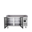 Vaiotec Gastro-Pizzakühltisch, 2-türig grau inkl. Gastro-Kühlaufsatz GN 1/3, 1510 × 800 mm, Bild 9