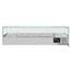 Vaiotec Gastro-Pizzakühltisch, 1-türig & 7 Schubladen grau inkl. Gastro-Kühlaufsatz GN 1/4, 1510 × 800 mm, Bild 2