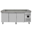 Vaiotec Gastro-Pizzakühltisch, 3-türig grau inkl. Gastro-Kühlaufsatz GN 1/4, 2020 × 800 mm, Bild 7