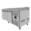 Vaiotec Gastro-Pizzakühltisch, 3-türig grau inkl. Gastro-Kühlaufsatz GN 1/3, 2020 × 800 mm, Bild 9