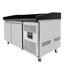Vaiotec Gastro-Pizzakühltisch, 2-türig schwarz inkl. Gastro-Kühlaufsatz GN 1/4, 1510 × 800 mm, Bild 10